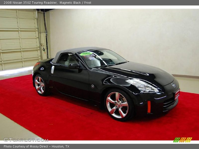 Magnetic Black / Frost 2008 Nissan 350Z Touring Roadster