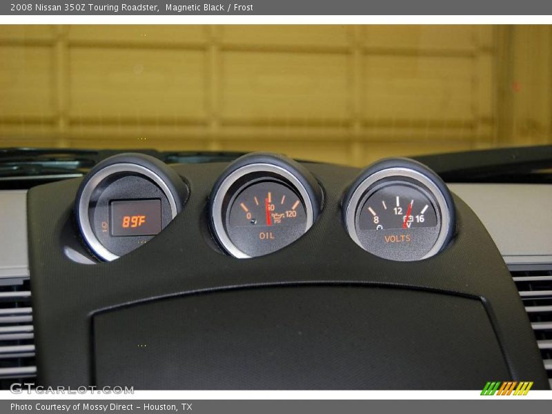Magnetic Black / Frost 2008 Nissan 350Z Touring Roadster