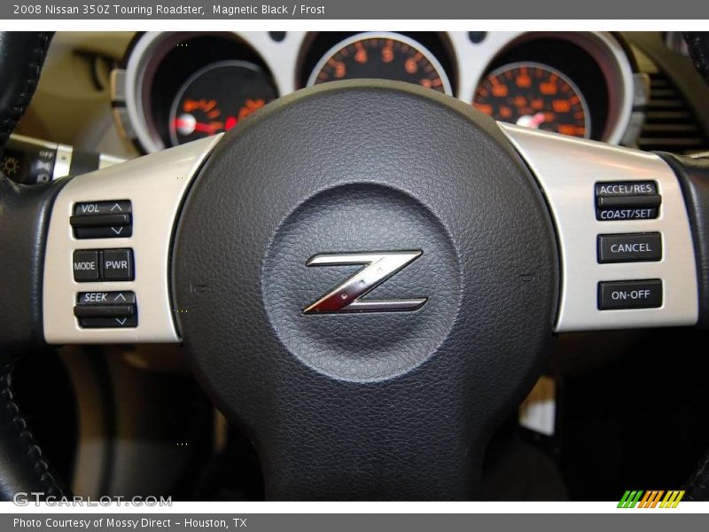 Magnetic Black / Frost 2008 Nissan 350Z Touring Roadster