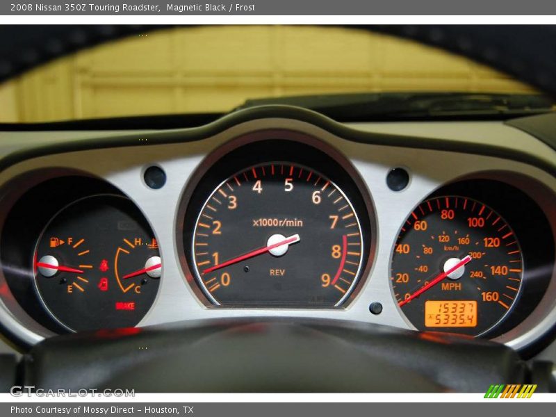 Magnetic Black / Frost 2008 Nissan 350Z Touring Roadster