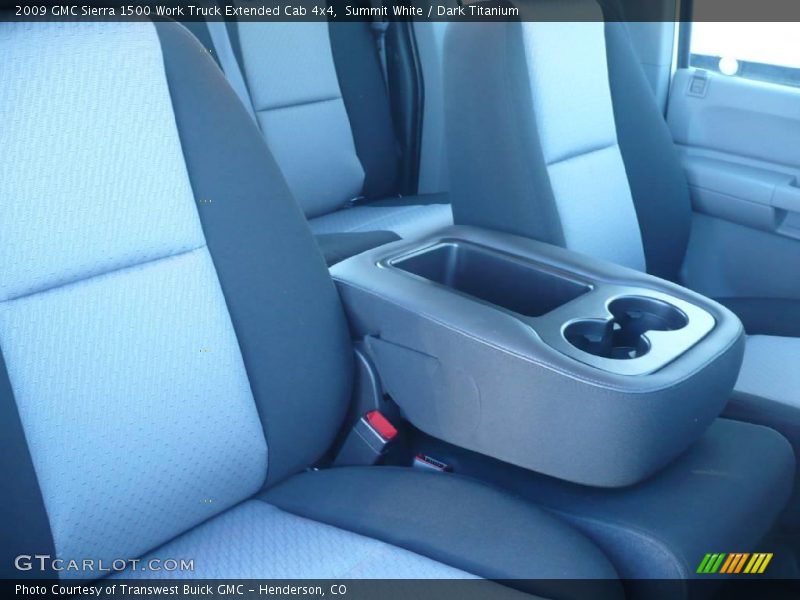 Summit White / Dark Titanium 2009 GMC Sierra 1500 Work Truck Extended Cab 4x4