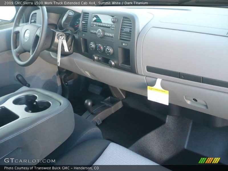 Summit White / Dark Titanium 2009 GMC Sierra 1500 Work Truck Extended Cab 4x4