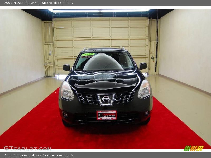 Wicked Black / Black 2009 Nissan Rogue SL