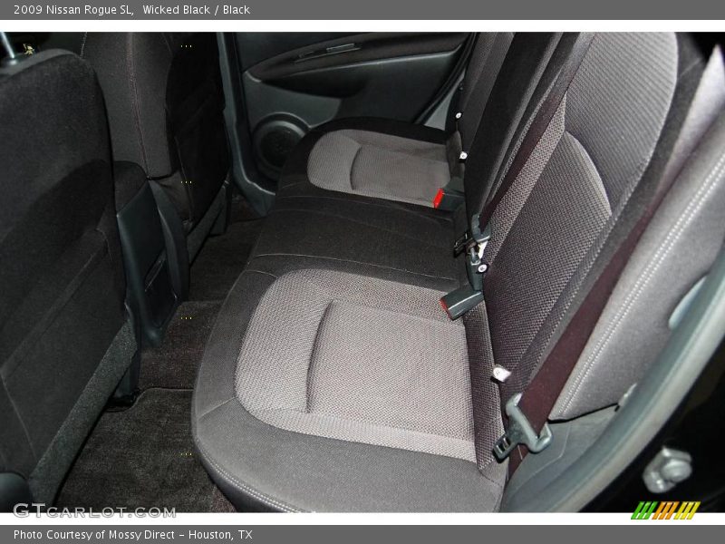 Wicked Black / Black 2009 Nissan Rogue SL
