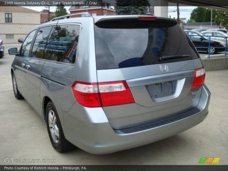 Slate Green Metallic / Gray 2005 Honda Odyssey EX-L