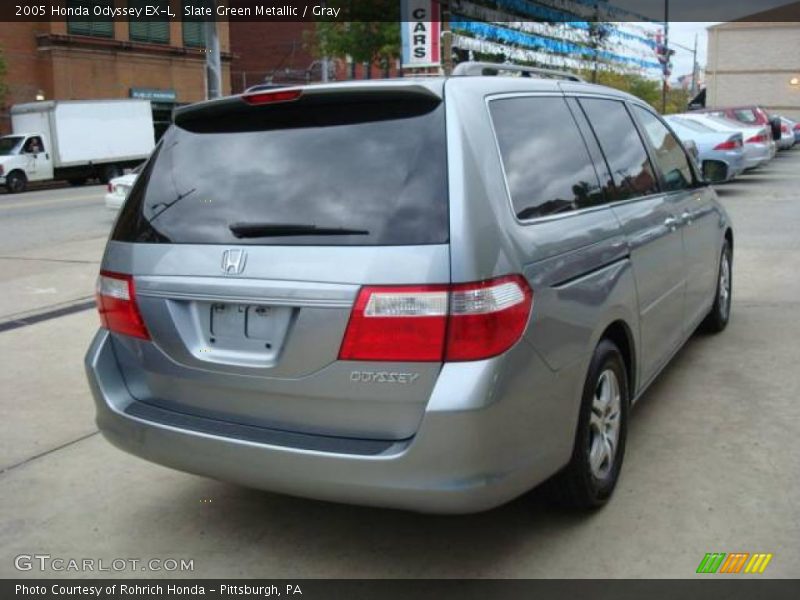 Slate Green Metallic / Gray 2005 Honda Odyssey EX-L