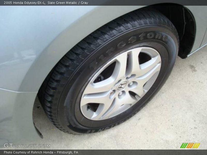 Slate Green Metallic / Gray 2005 Honda Odyssey EX-L