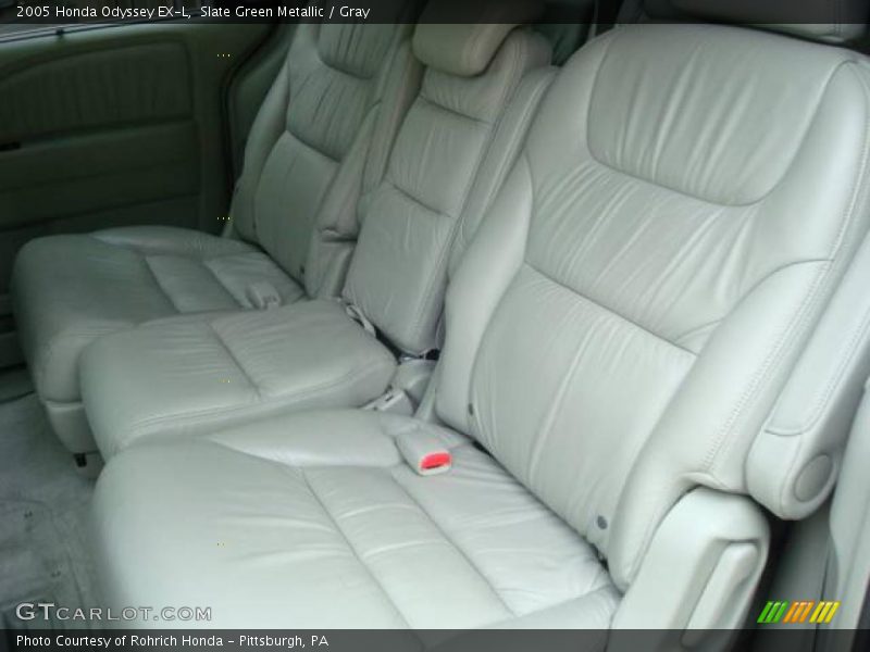 Slate Green Metallic / Gray 2005 Honda Odyssey EX-L