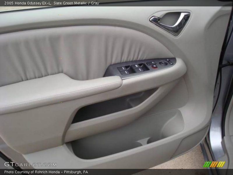 Slate Green Metallic / Gray 2005 Honda Odyssey EX-L
