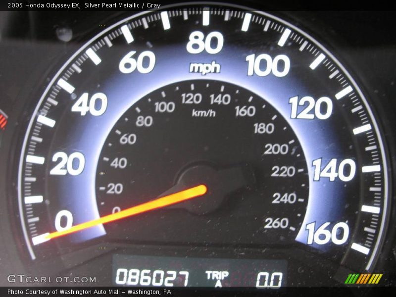 Silver Pearl Metallic / Gray 2005 Honda Odyssey EX