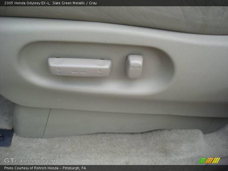 Slate Green Metallic / Gray 2005 Honda Odyssey EX-L