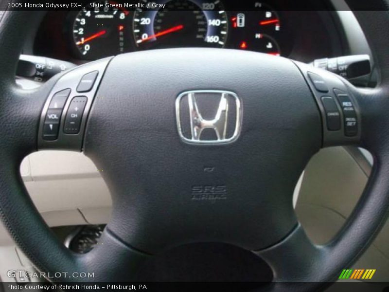Slate Green Metallic / Gray 2005 Honda Odyssey EX-L
