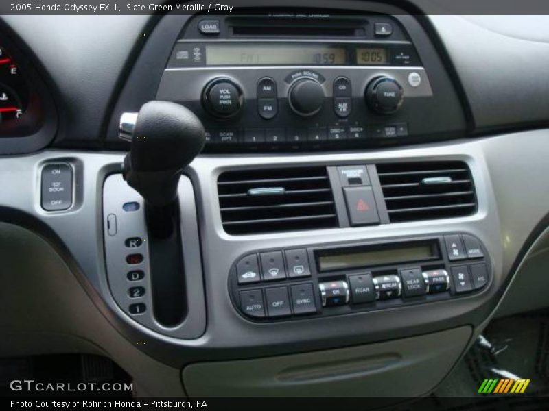 Slate Green Metallic / Gray 2005 Honda Odyssey EX-L