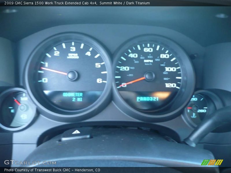Summit White / Dark Titanium 2009 GMC Sierra 1500 Work Truck Extended Cab 4x4