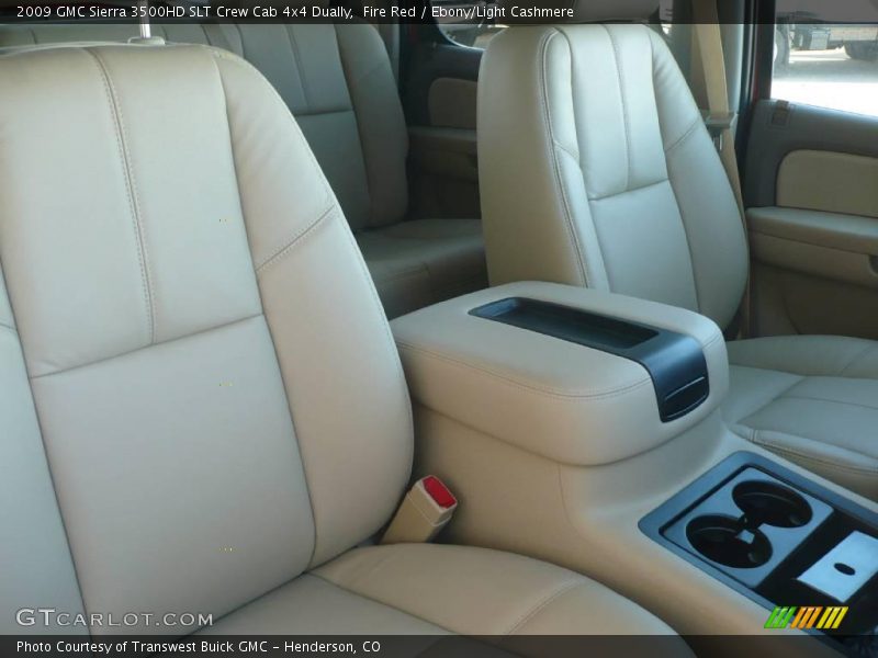 Fire Red / Ebony/Light Cashmere 2009 GMC Sierra 3500HD SLT Crew Cab 4x4 Dually