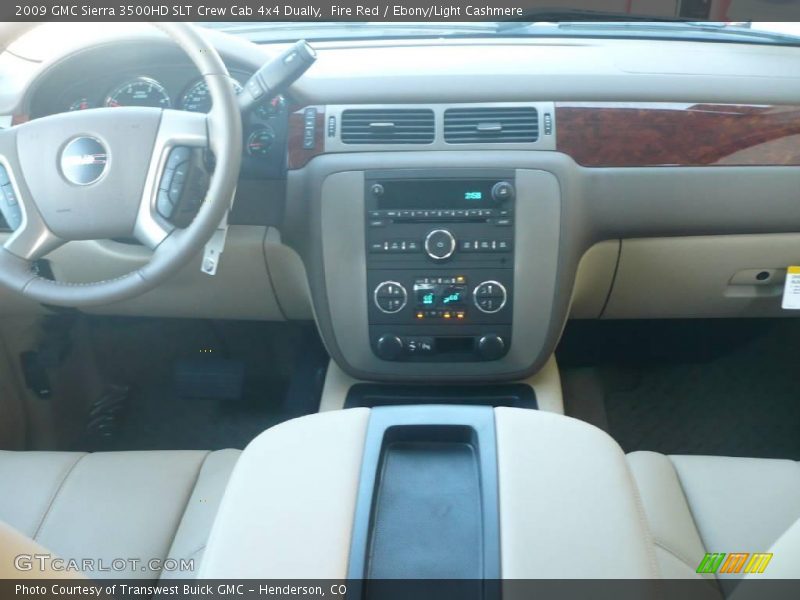 Fire Red / Ebony/Light Cashmere 2009 GMC Sierra 3500HD SLT Crew Cab 4x4 Dually