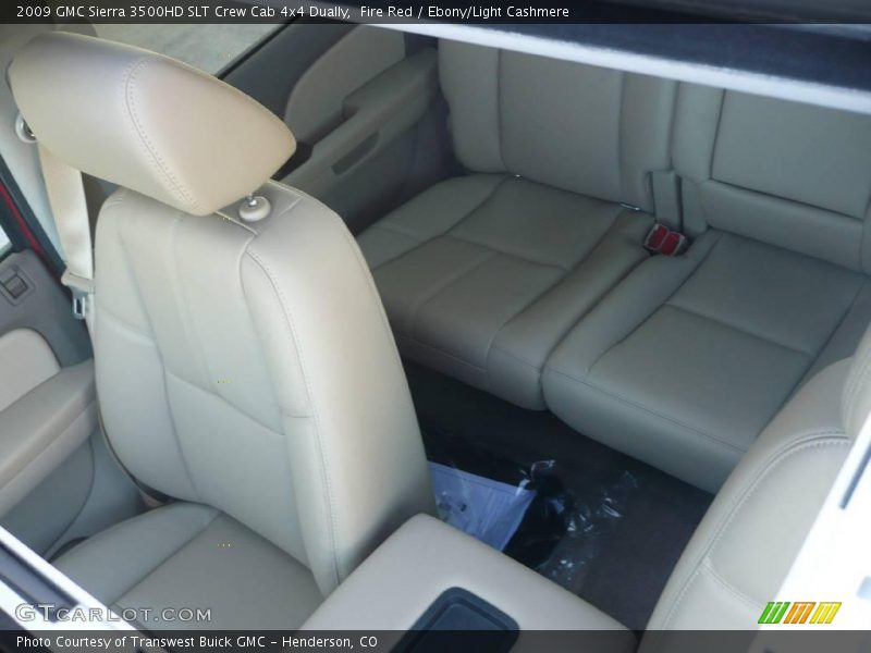 Fire Red / Ebony/Light Cashmere 2009 GMC Sierra 3500HD SLT Crew Cab 4x4 Dually