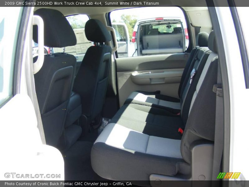 Summit White / Dark Titanium 2009 GMC Sierra 2500HD Work Truck Crew Cab 4x4