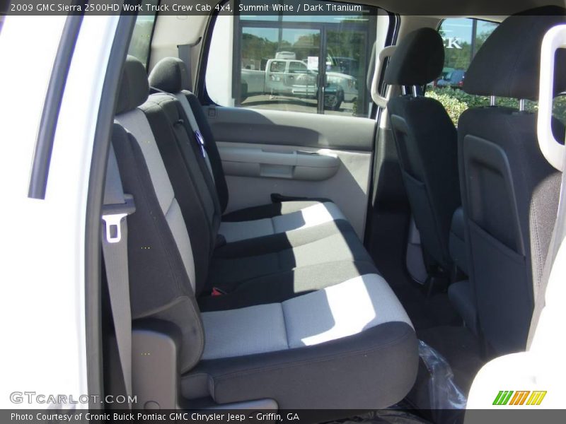 Summit White / Dark Titanium 2009 GMC Sierra 2500HD Work Truck Crew Cab 4x4