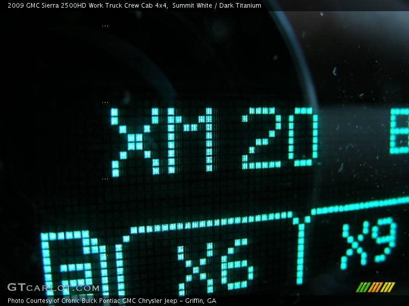 Summit White / Dark Titanium 2009 GMC Sierra 2500HD Work Truck Crew Cab 4x4