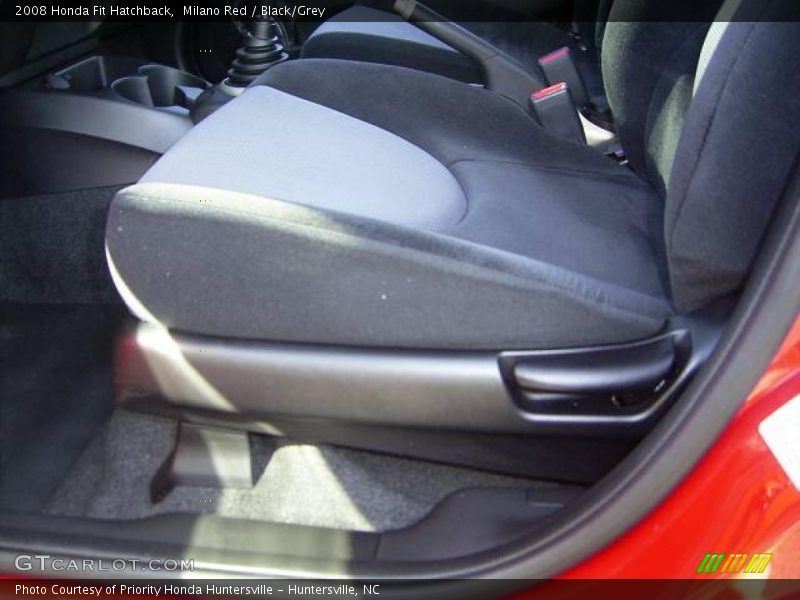 Milano Red / Black/Grey 2008 Honda Fit Hatchback