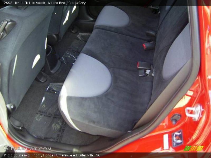 Milano Red / Black/Grey 2008 Honda Fit Hatchback