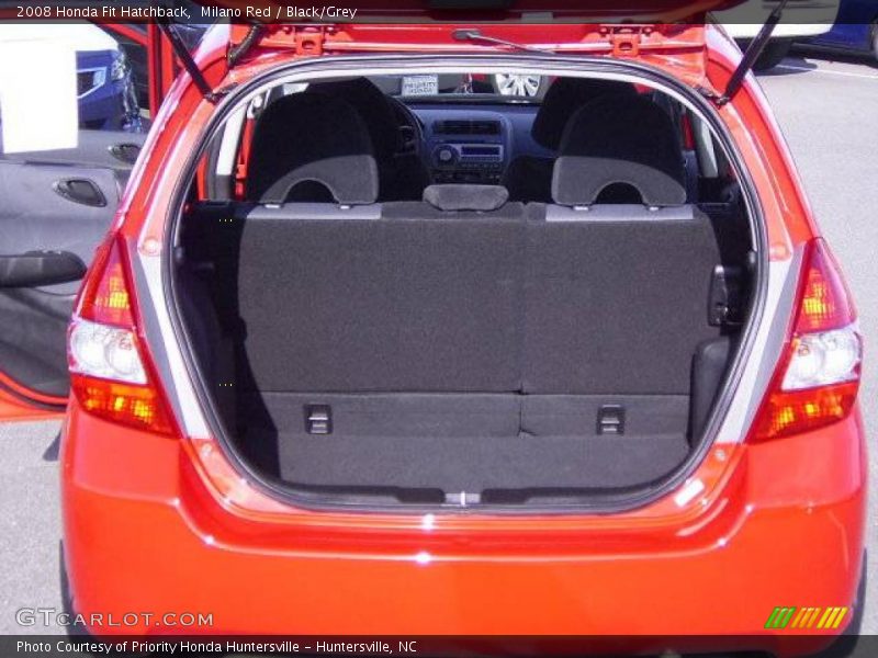 Milano Red / Black/Grey 2008 Honda Fit Hatchback