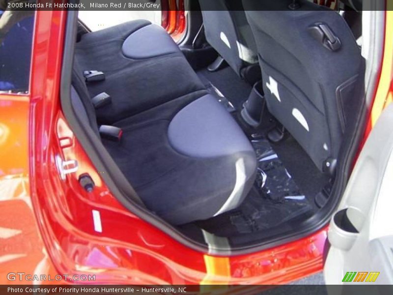 Milano Red / Black/Grey 2008 Honda Fit Hatchback