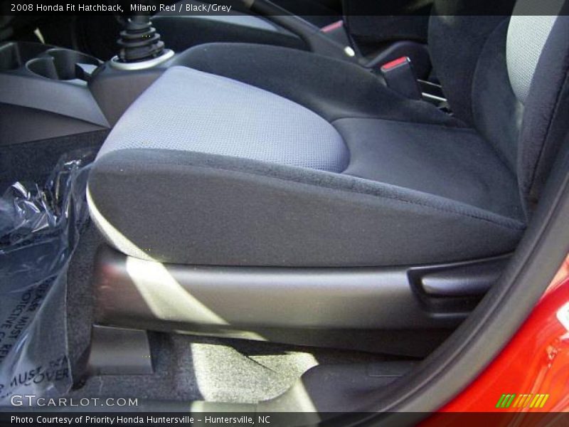 Milano Red / Black/Grey 2008 Honda Fit Hatchback