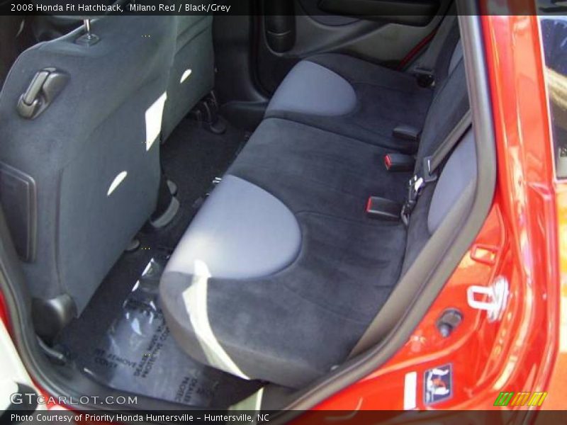 Milano Red / Black/Grey 2008 Honda Fit Hatchback