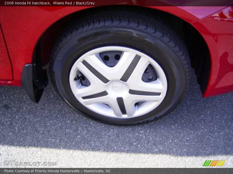 Milano Red / Black/Grey 2008 Honda Fit Hatchback