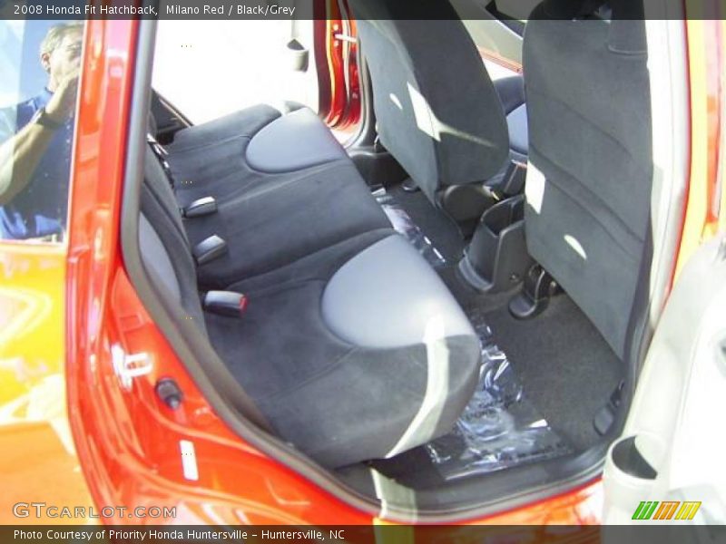 Milano Red / Black/Grey 2008 Honda Fit Hatchback