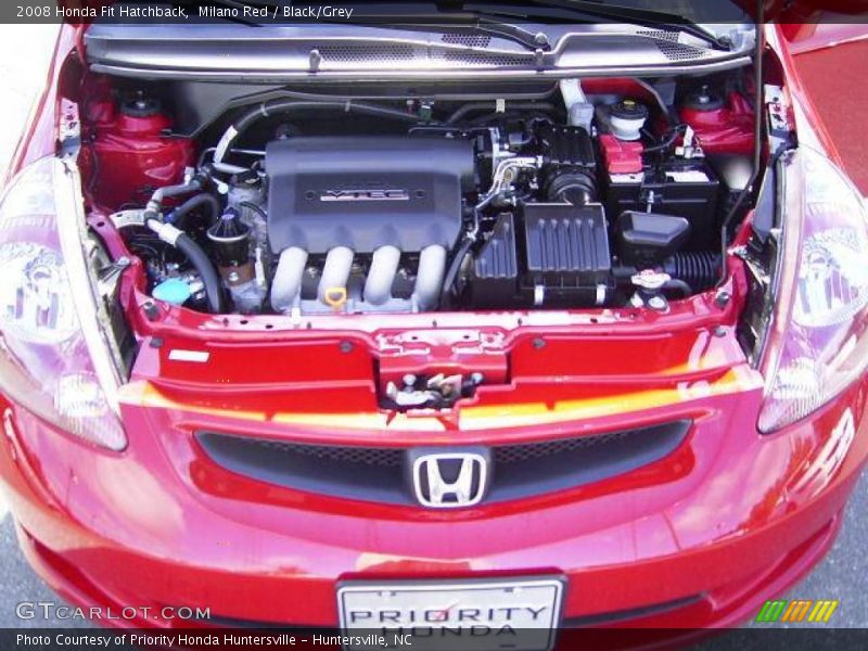 Milano Red / Black/Grey 2008 Honda Fit Hatchback