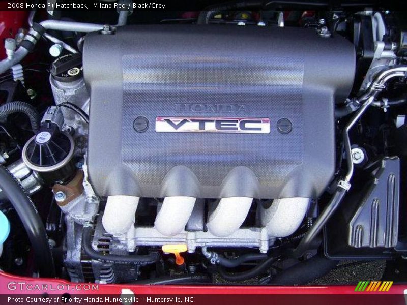 Milano Red / Black/Grey 2008 Honda Fit Hatchback