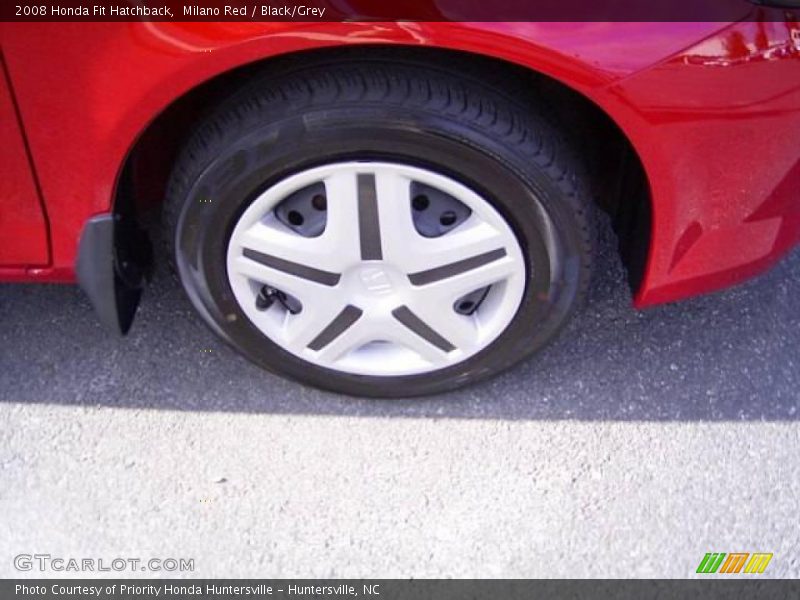 Milano Red / Black/Grey 2008 Honda Fit Hatchback