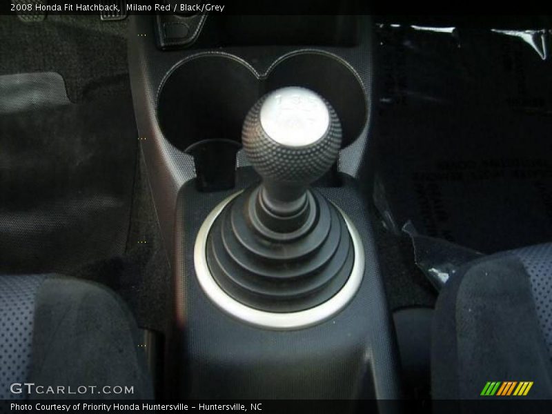 Milano Red / Black/Grey 2008 Honda Fit Hatchback
