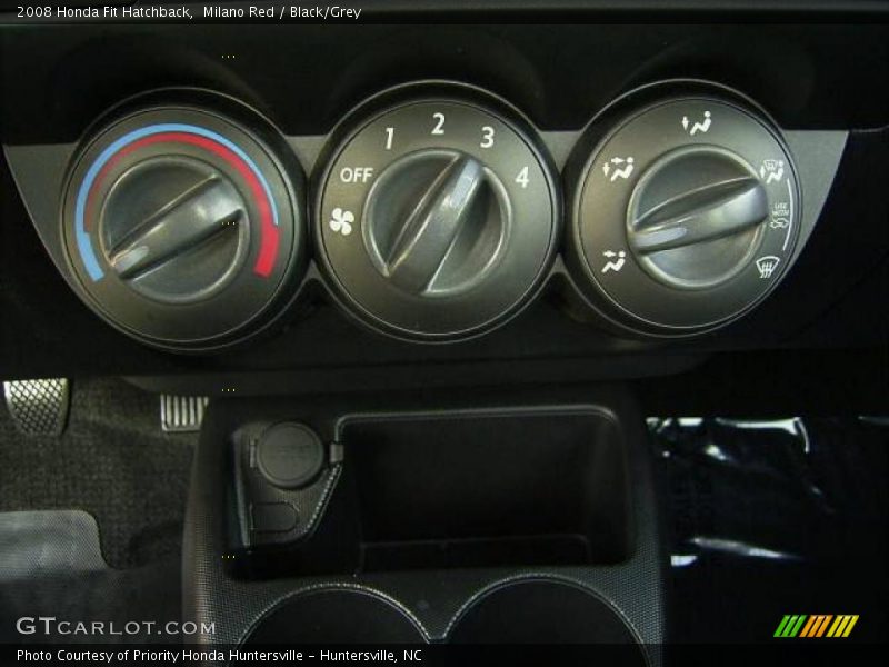 Milano Red / Black/Grey 2008 Honda Fit Hatchback