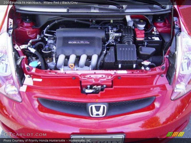 Milano Red / Black/Grey 2008 Honda Fit Hatchback