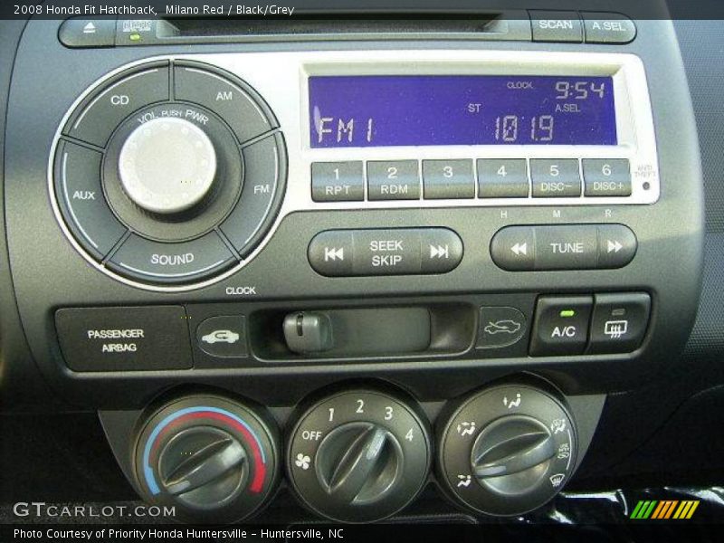 Milano Red / Black/Grey 2008 Honda Fit Hatchback