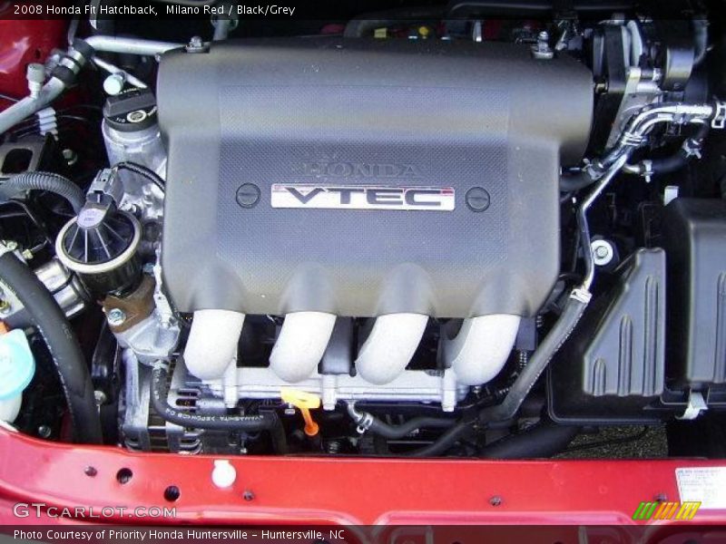 Milano Red / Black/Grey 2008 Honda Fit Hatchback