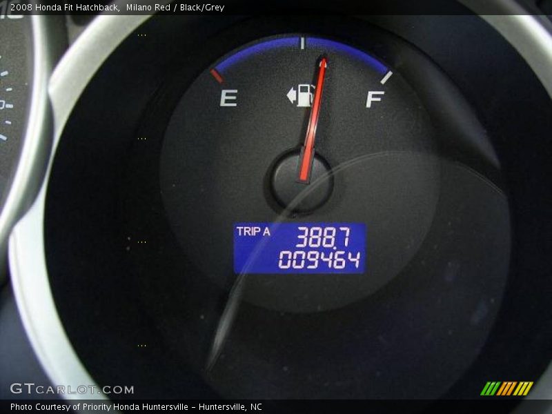 Milano Red / Black/Grey 2008 Honda Fit Hatchback