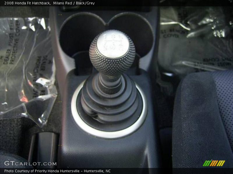 Milano Red / Black/Grey 2008 Honda Fit Hatchback