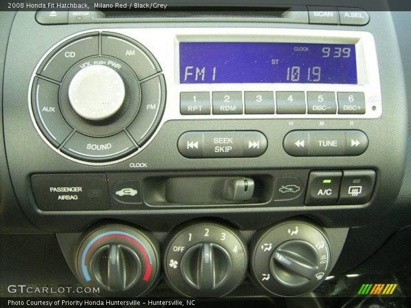 Milano Red / Black/Grey 2008 Honda Fit Hatchback