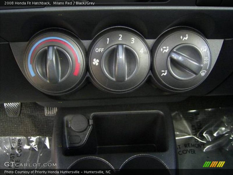 Milano Red / Black/Grey 2008 Honda Fit Hatchback