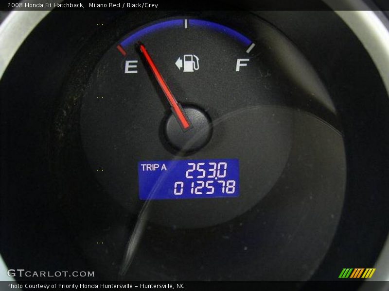 Milano Red / Black/Grey 2008 Honda Fit Hatchback