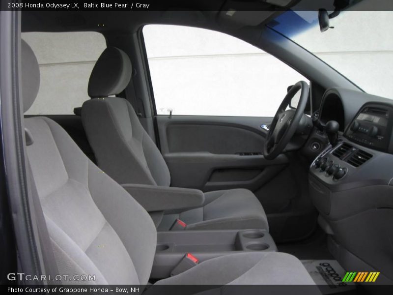 Baltic Blue Pearl / Gray 2008 Honda Odyssey LX