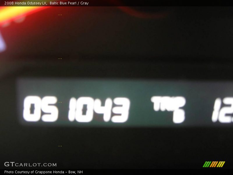Baltic Blue Pearl / Gray 2008 Honda Odyssey LX