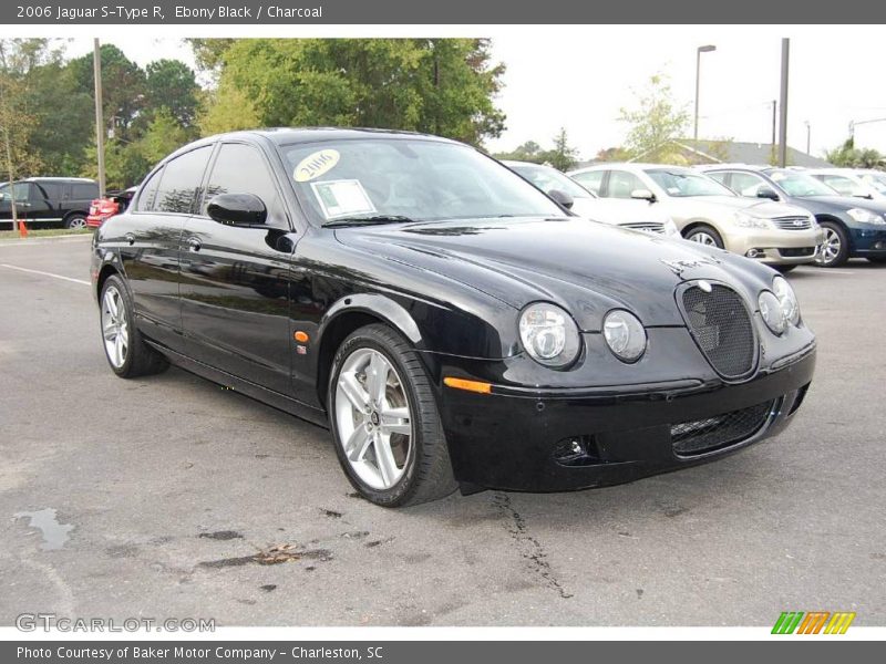 Ebony Black / Charcoal 2006 Jaguar S-Type R