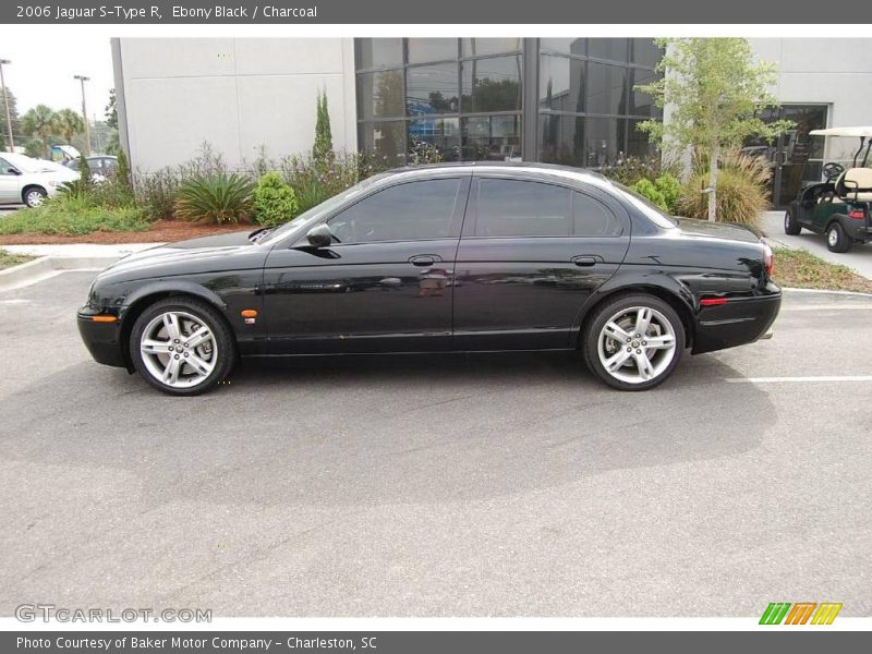 Ebony Black / Charcoal 2006 Jaguar S-Type R