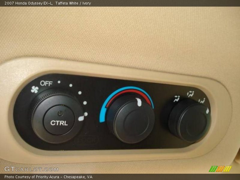 Taffeta White / Ivory 2007 Honda Odyssey EX-L